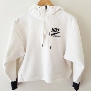 Nike Tops - NIKE cropped hooded sweatshirt Nike Tops - NIKE cropped hooded sweatshirt